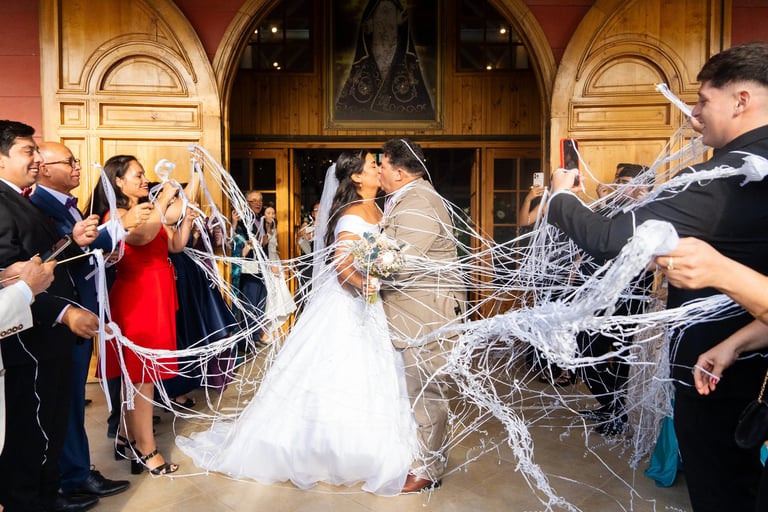 idea fotografía salida del altar matirmonio