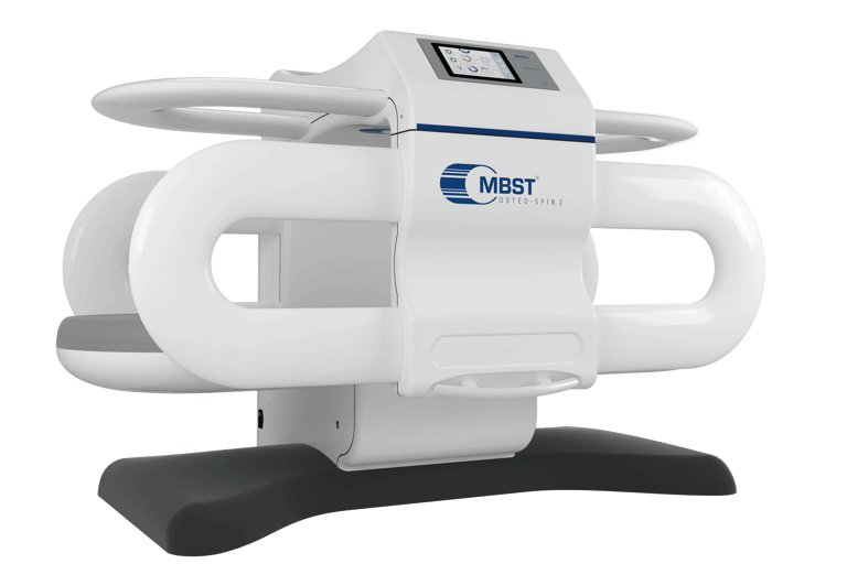 MBST Osteo-Spin therapy device for magnetic resonance treatment of bone and joint issues.