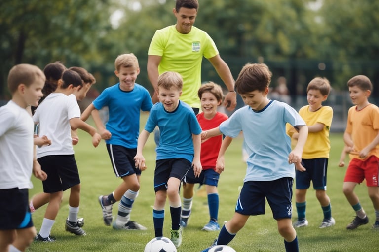 person looking at the ball