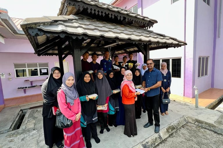 CSR Initiative: Perkasa Garuda Logistics team engaged in a community service project