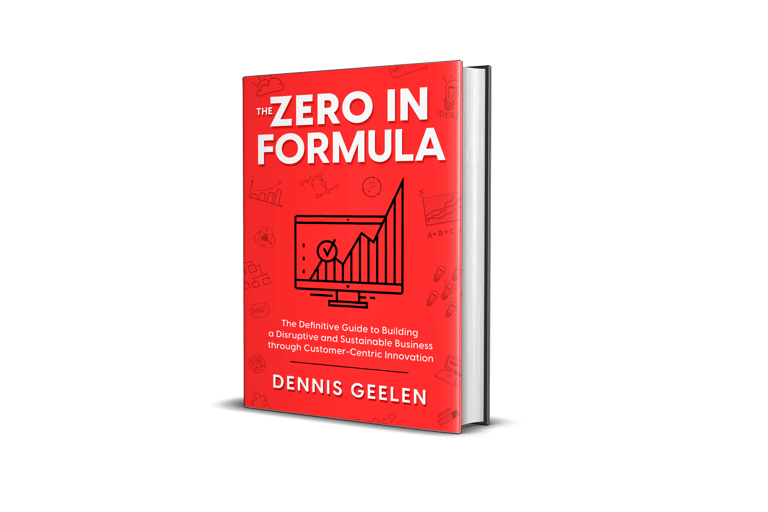 Cover of The Zero In Formula by Dennis Geelen – business strategy book