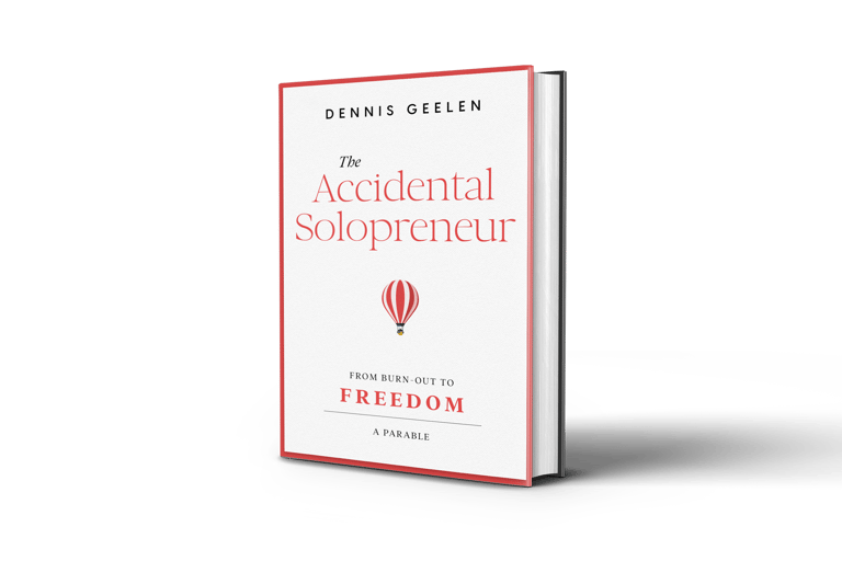 Cover of The Accidental Solopreneur book by Dennis Geelen