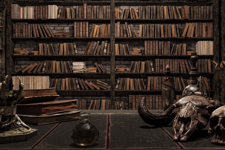 old library