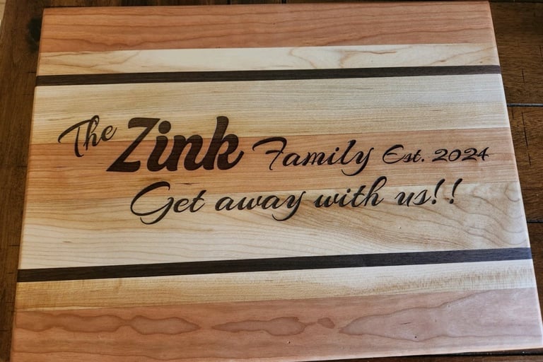 Custom cutting board