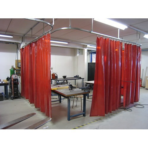 red screenflex welding screen material