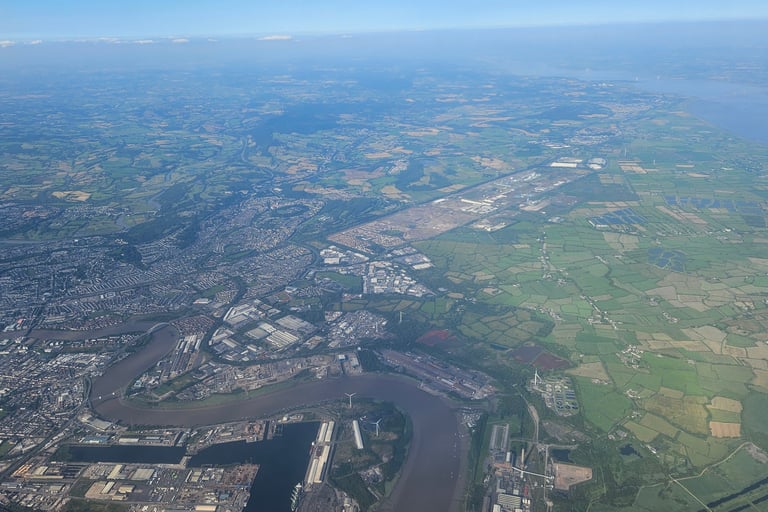The eastern side of Newport