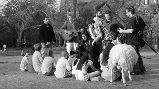 Chris Talbott on location directing
