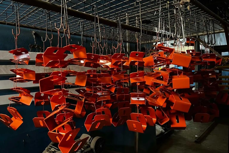 powder coated brackets in the philippines by aijun enterprises