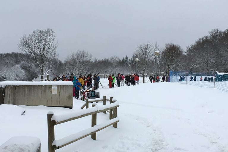 Ski de fond au plateau de Chioula dans les Pyrénées