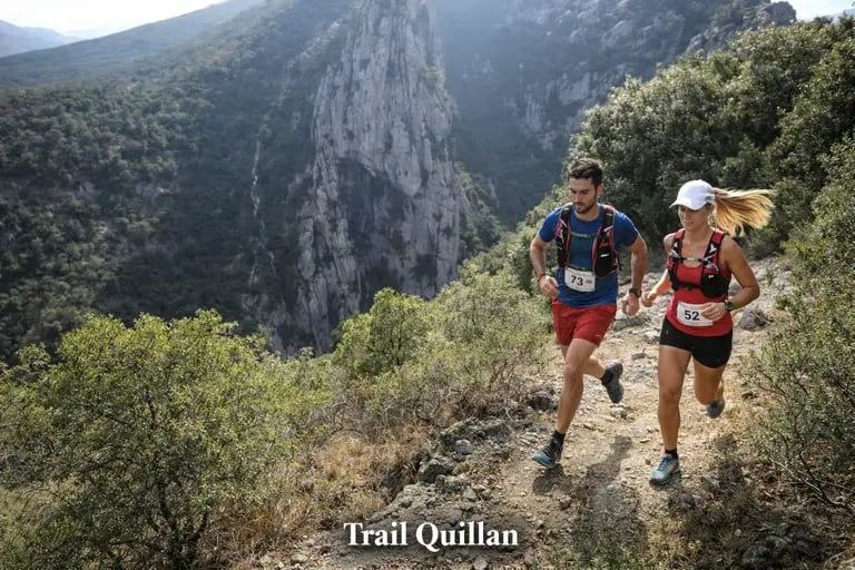 Trail des 3 Quilles à Quillan dans les Pyrénées Audoises
