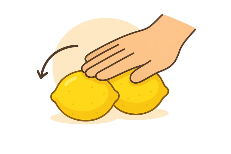 Crushing lemon