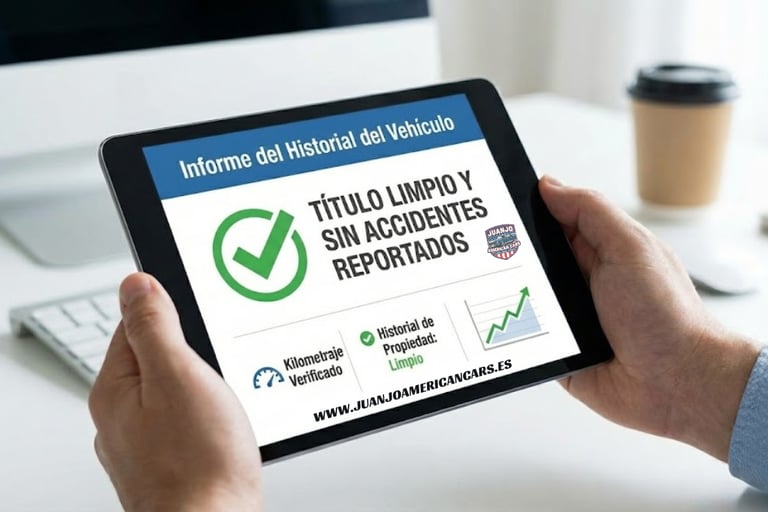 Revisión historial CARFAX y evitar estafas compra coche importación