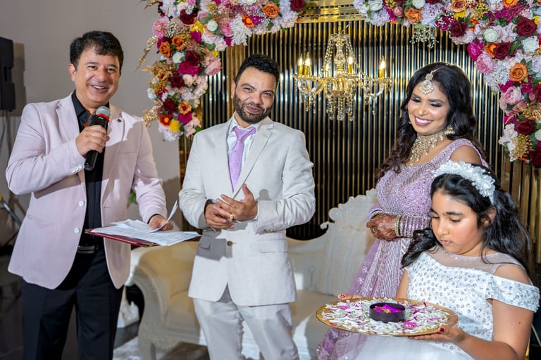 Indian wedding ceremony conducted by Star Celebrant in Sydney