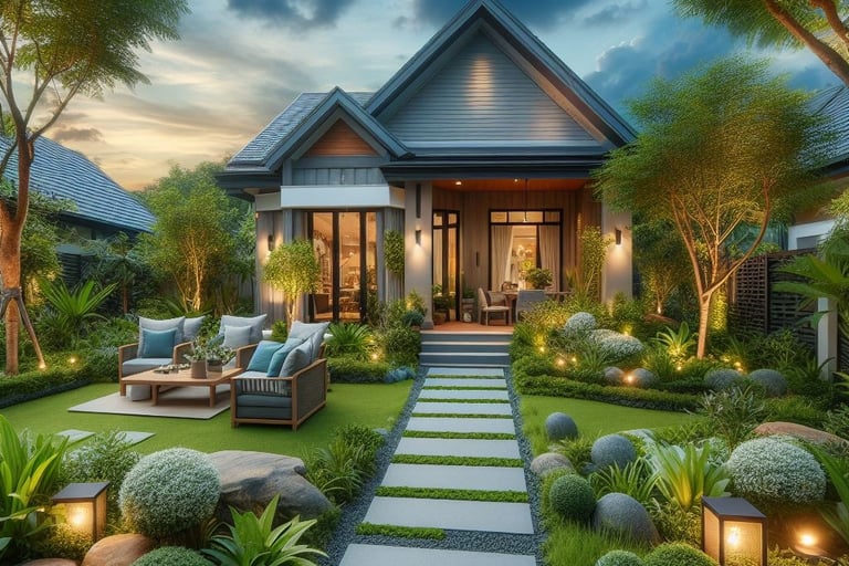 front yard landscape design