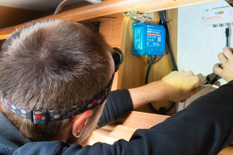 Installing Victron Solar Controller