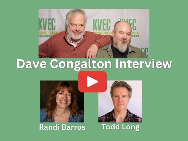 Image of Dave Congalton, Todd Long, and Randi Barros with link to Congalton's interview of Todd Long and Randi Barros