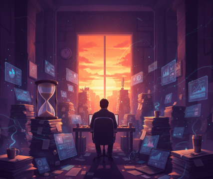 entrepreneur débordé blog ancrage accompagnement digital assistance administrative communication