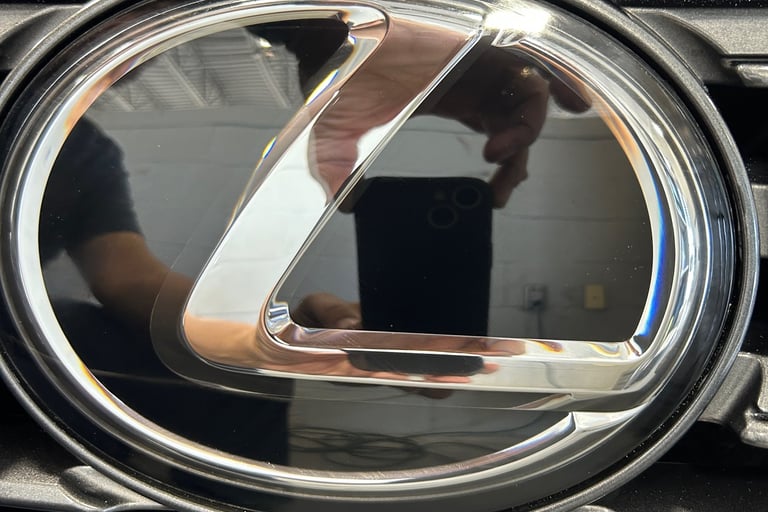 Restored Lexus Acrylic emblem