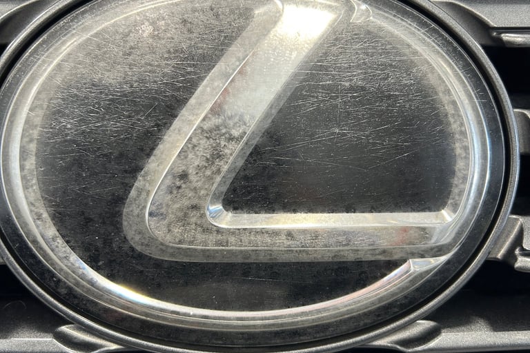 Damaged Lexus Acrylic emblem
