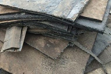 Bitumen afval