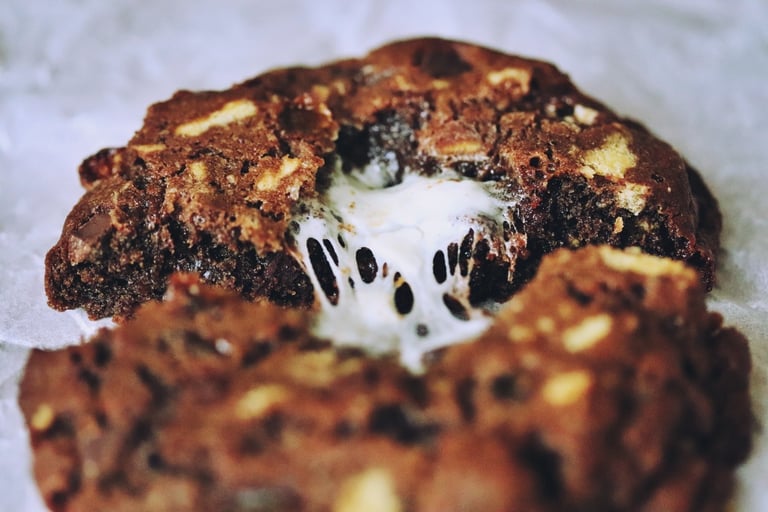 Pothole Cookies (aka Rocky Road Cookies)