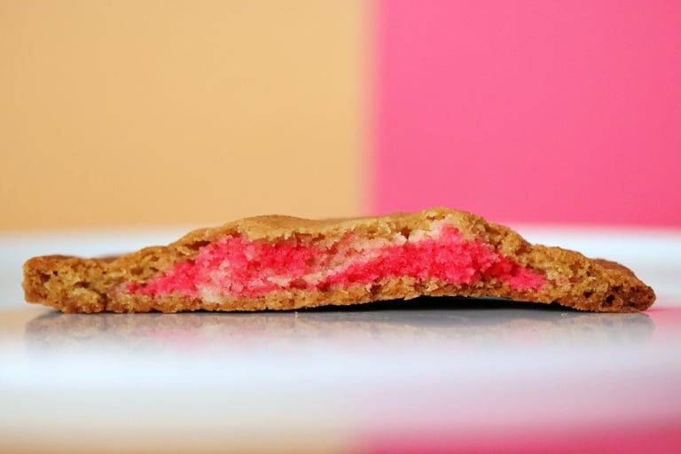Battenberg Cake Cookies