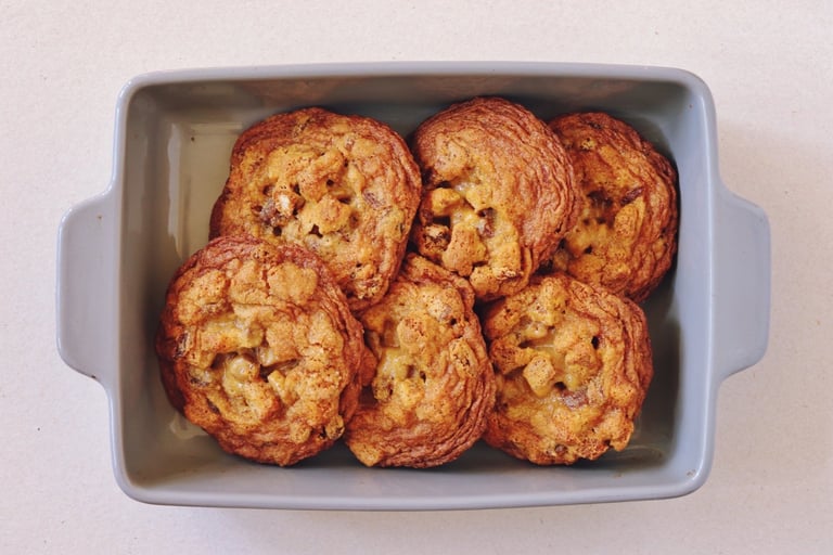 Bread and Butter Pudding Cookies