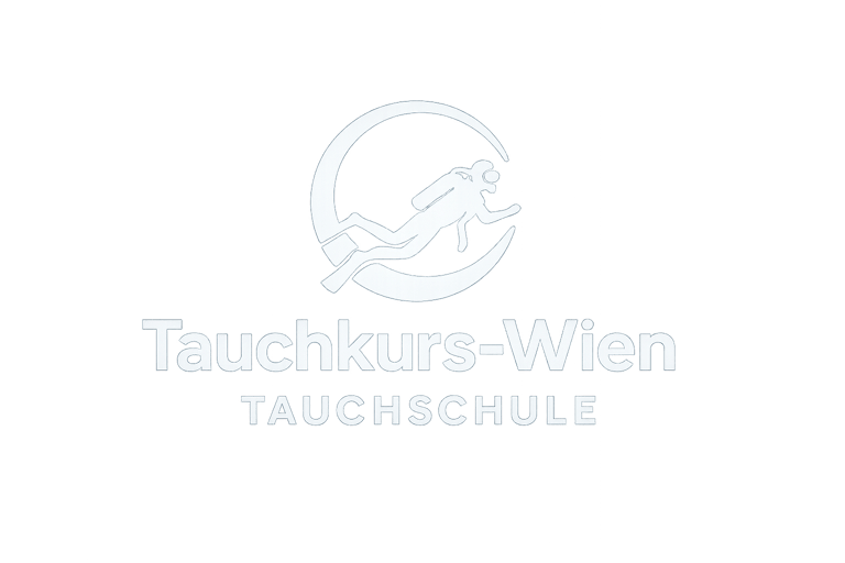 Tauchkurs Wien Weiss Logo