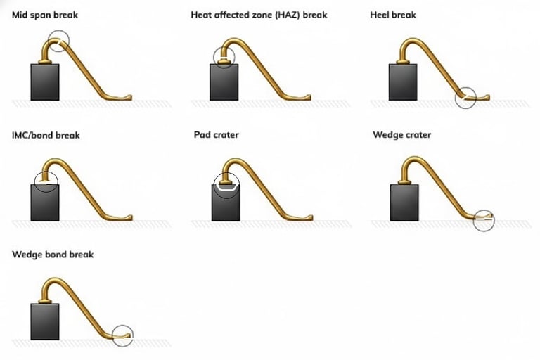 Các lỗi wire bonding thường gặp
