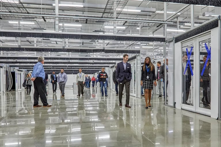 Así se ve por dentro el centro de datos DLR en Ashburn, Virginia