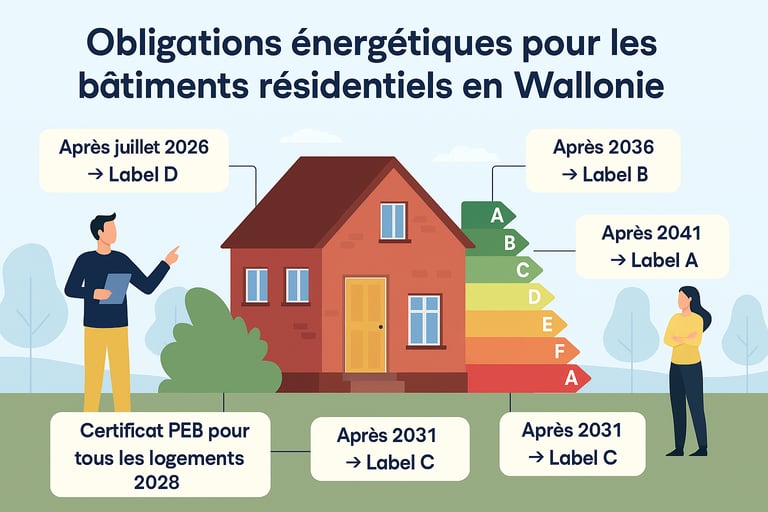 Performance énergétique des bâtiments résidentiels en wallonie