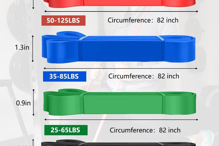 a set of three different colored plastic wristbands
