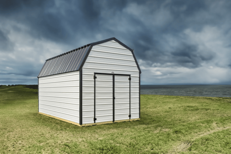 Metal Lofted Storage Shed available in Texarkana Arkansas at Caney Creek Sheds