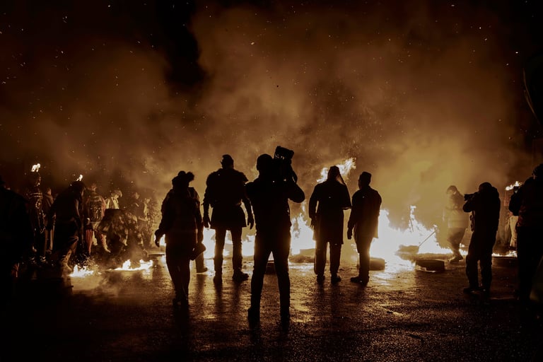 Documentary Photography, people, news, Tarl Barl's New Year Celebrations, Allendale  