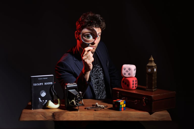 Escape rooms - Florent Barthel par Patricia Bassen.