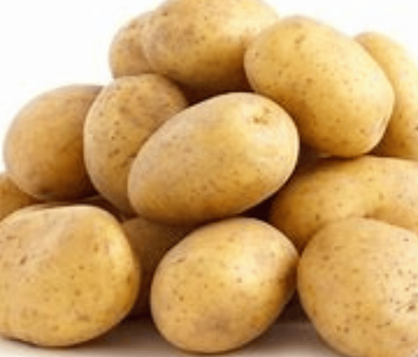load of white potatoes