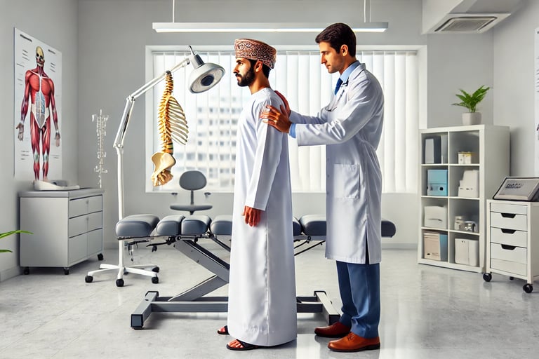 تشخيص الجنف وأشكال تقوس الظهر المختلفة