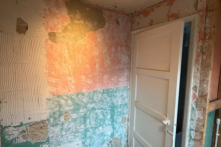 This small bathroom in Elland needed us to work our magic ready for a bathroom refit.