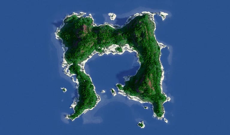 Emerald Cove Island Map