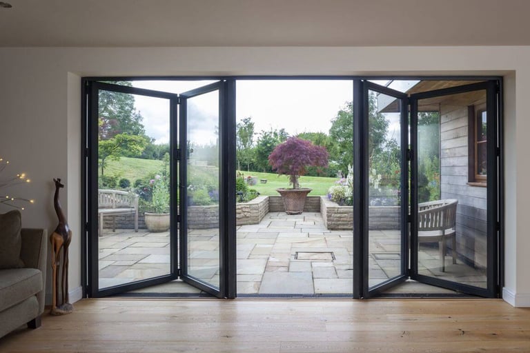 certified aluminum bifold doors