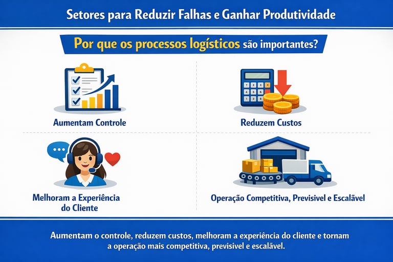 Importância dos processos logísticos