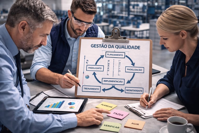 implementação da gestão da qualidade nas empresas com planejamento treinamento e melhoria contínua