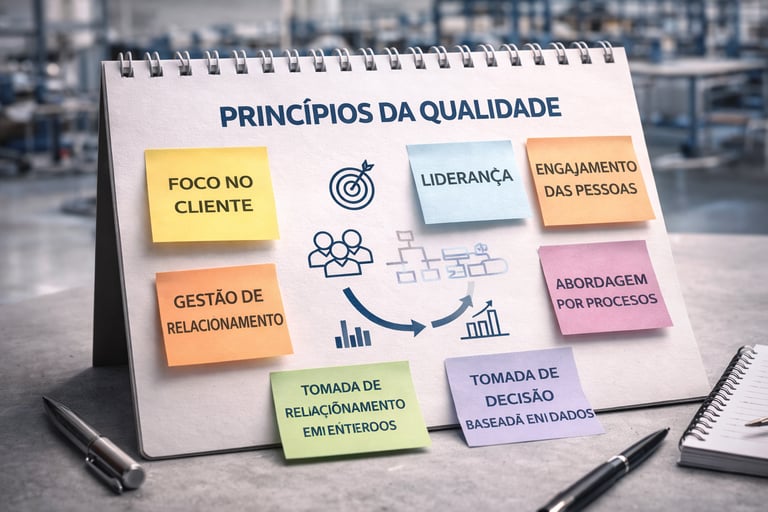 principios da gestao da qualidade como foco no cliente liderança melhoria continua e tomada de decis