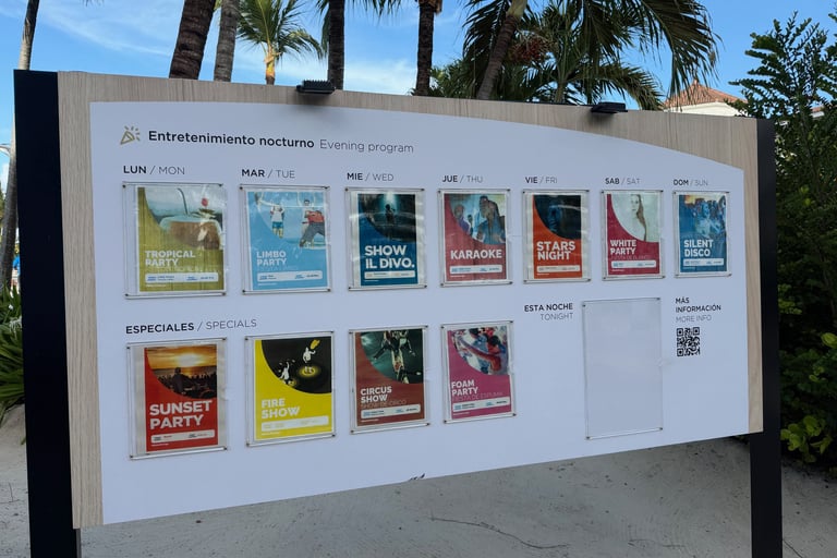 Bahia Principe Ambar Punta Cana Entertainment Schedule 