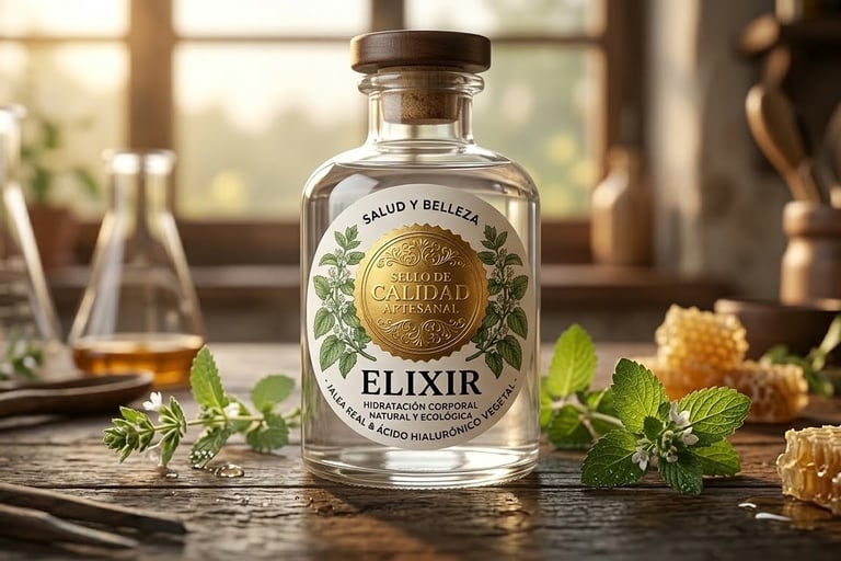 Hidrolato de Toronjil blanco en botella S&B El Artesanal