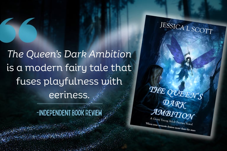 Editorial Review quote with promotional artwork