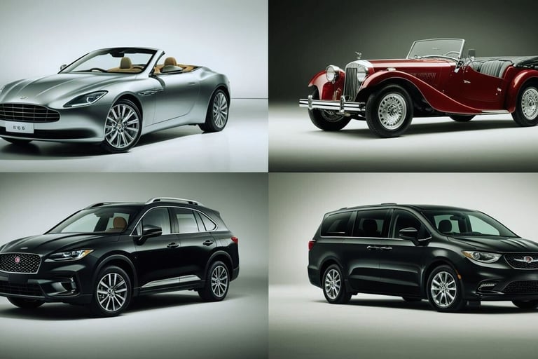 Car detailing for luxury cars, SUV, vintage and minivans