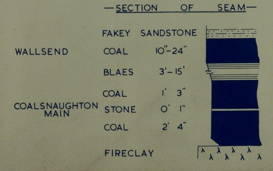 Extracted seam thickness of the Coalsnaughton Main