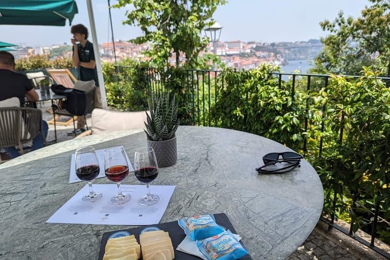 View from Graham's Port Lodge in Vila Nova de Gaia, Porto