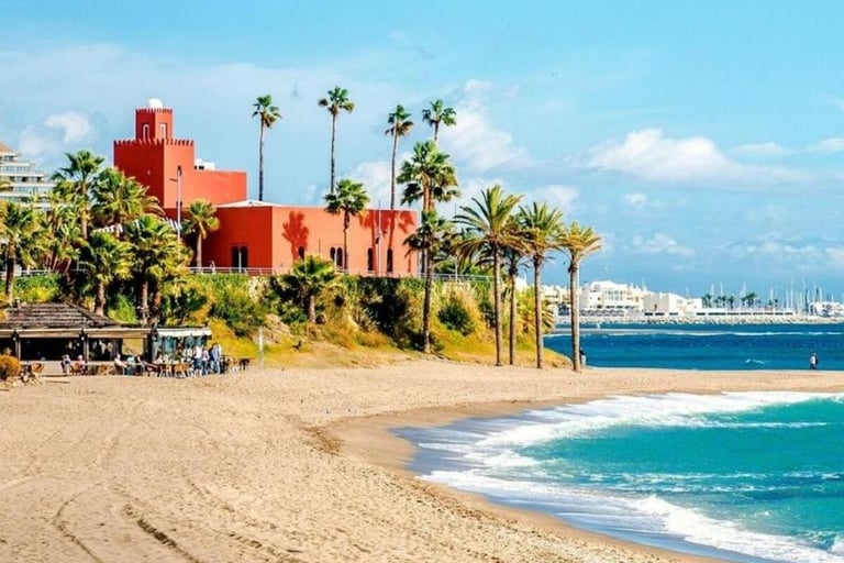 Beautiful beaches are close to Pueblo Evita